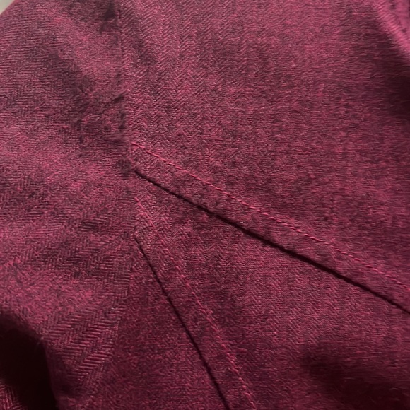 North face Hyvent 550 Down Jacket Youth Small 7/8 Burgundy Purple Wine Color - Picture 10 of 11